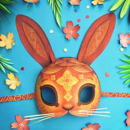chinese new year of the rabbit mask
