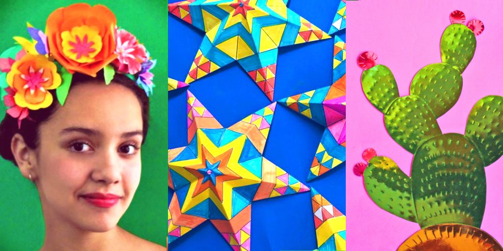 Craft templates for Mexican celebration Cinco de Mayo