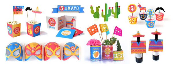 Cinco de Mayo templates for fiestas!