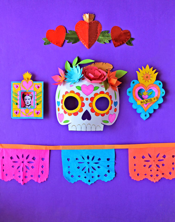 Day Of The Dead Worksheets Celebrate Today Happythought