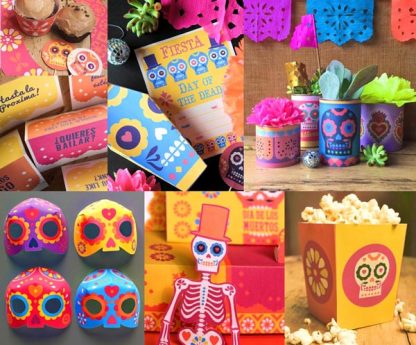 Easy DIY Day of the Dead ideas. DIY decoration ideas • Happythought