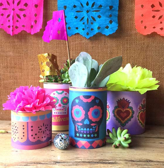 Mini DIY Papel Picado flags. Get crafty • Happythought