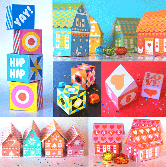 Printable Gift Box Templates Be Crafty At Home Happythought