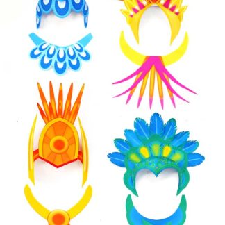 Printable Carnival Headpiece Templates | ubicaciondepersonas.cdmx.gob.mx