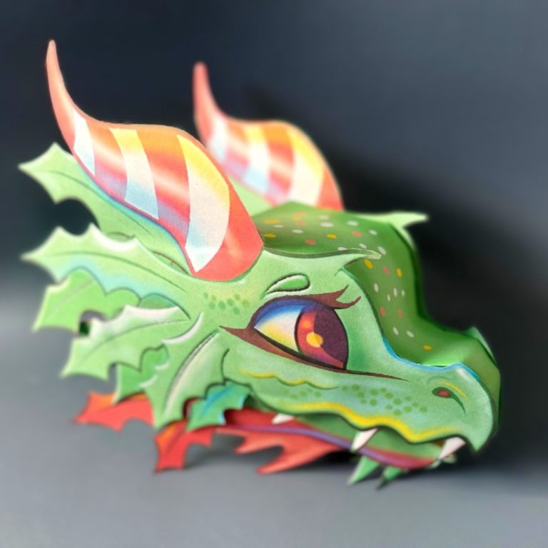 Christmas Dragon Puppet craft: Fun + Easy Classroom Craft Ideas