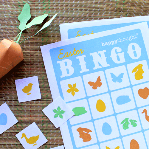 Easter bingo printable craft