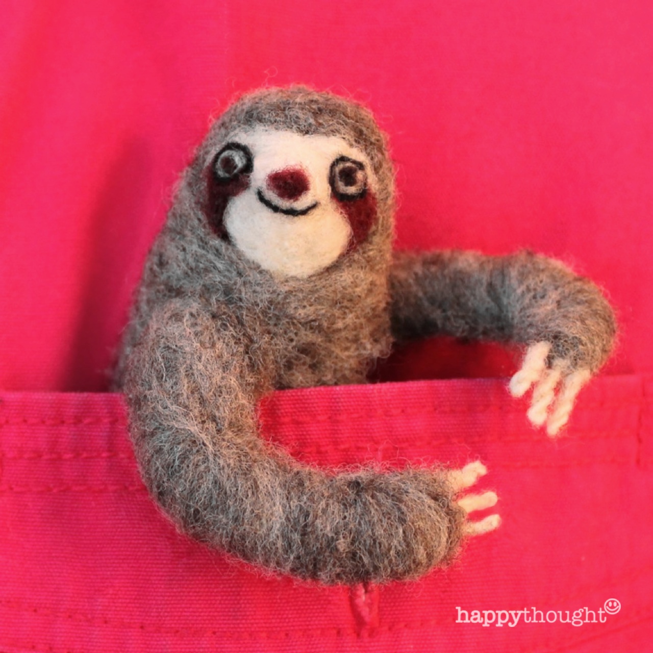 plush craft sloth