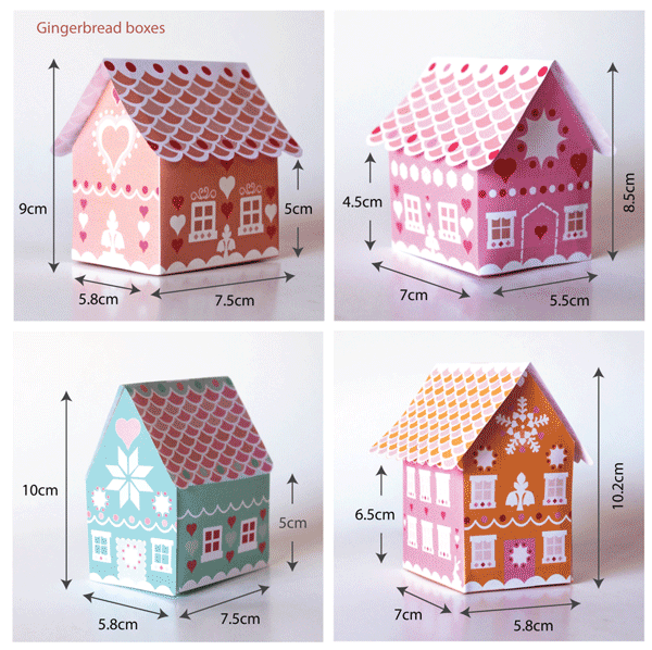 Gingerbread house patterns and template ideas!