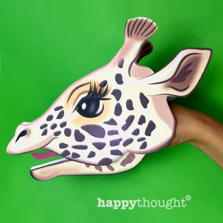 giraffe-puppet-square template