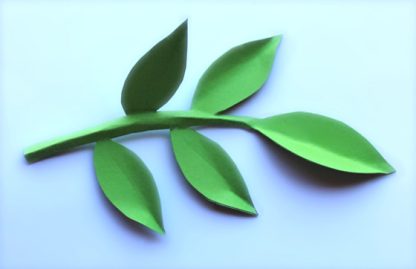 Paper flowers template, feathers and leaves. Be crafty • Happythought