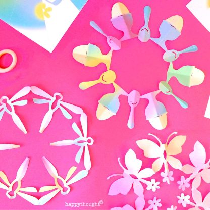 How to make a DIY Eater snowflake decoration template