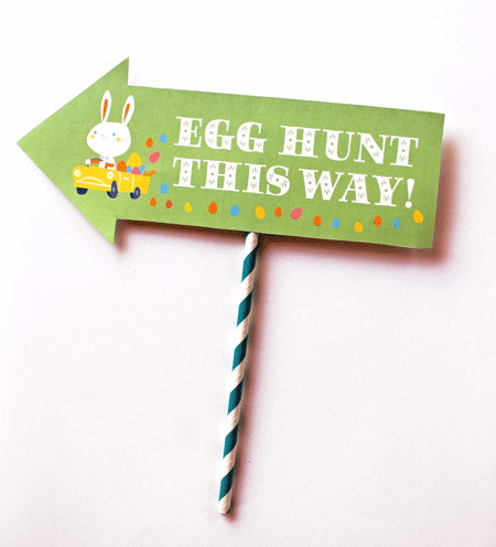 Easter Egg Hunt Signs Free Printable