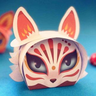 kitsune box DIY template tutorial craft