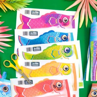 koinobri DIY fish decoration page template