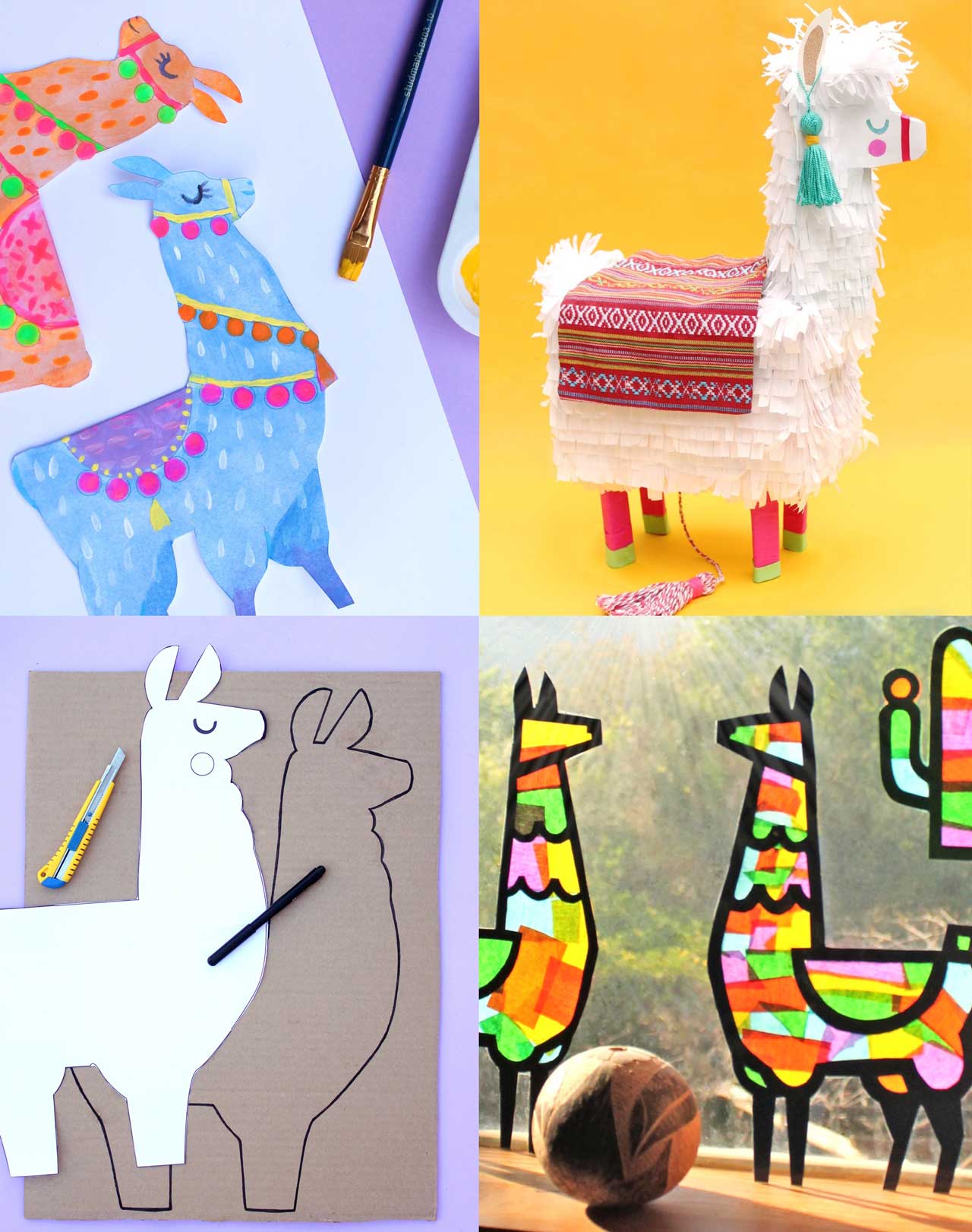 Llama Crafts: 18 adorable llama loving craft projects to inspire •  Happythought