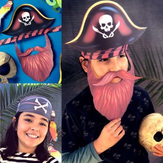 make your own paper pirate mask