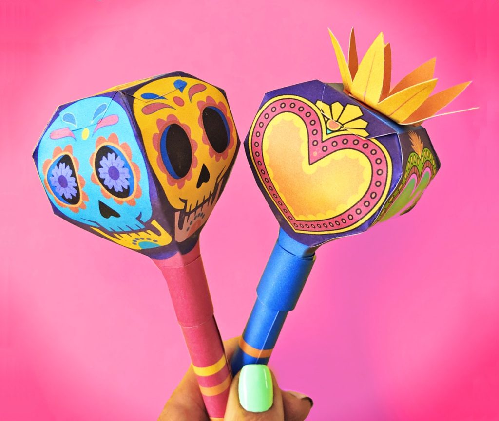 maraca-milagro heart decoration crfat activity