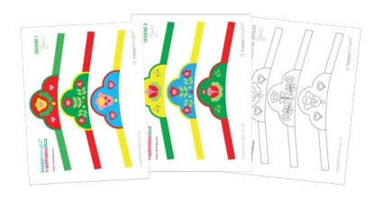 Russian Doll printable paper craft party pack • Happythought