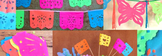 3 DIY Papel Picado templates