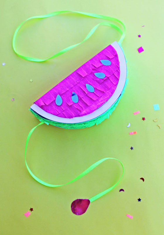 Mollie makes papercrafts: Watermelon pinata DIY and ideas!