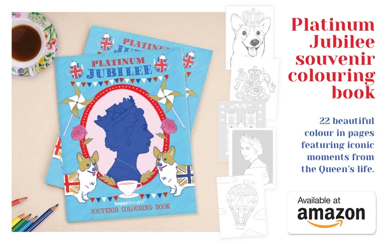 platinum jubilee coloring book amazon advert