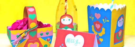 Russian Matryoshka doll papercraft!