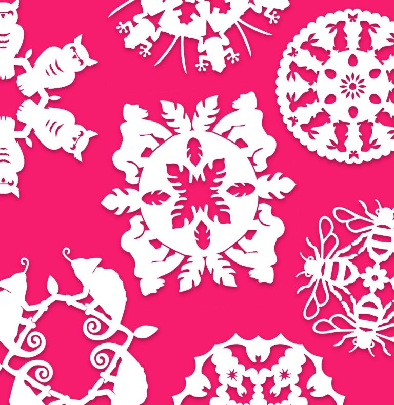 Animal Snowflakes templates to make today • Happythought