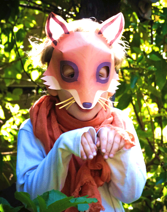 Cute fox mask patterns to make. Easy step-by-step instructions!