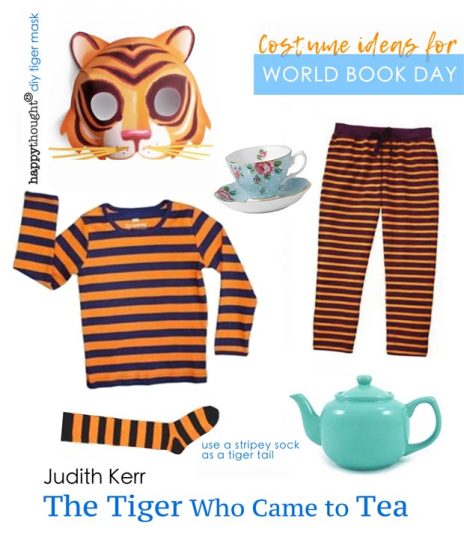 The tiger who came to tea easy mask and costume idea