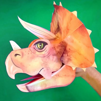 triceratops puppet listing SQUARE