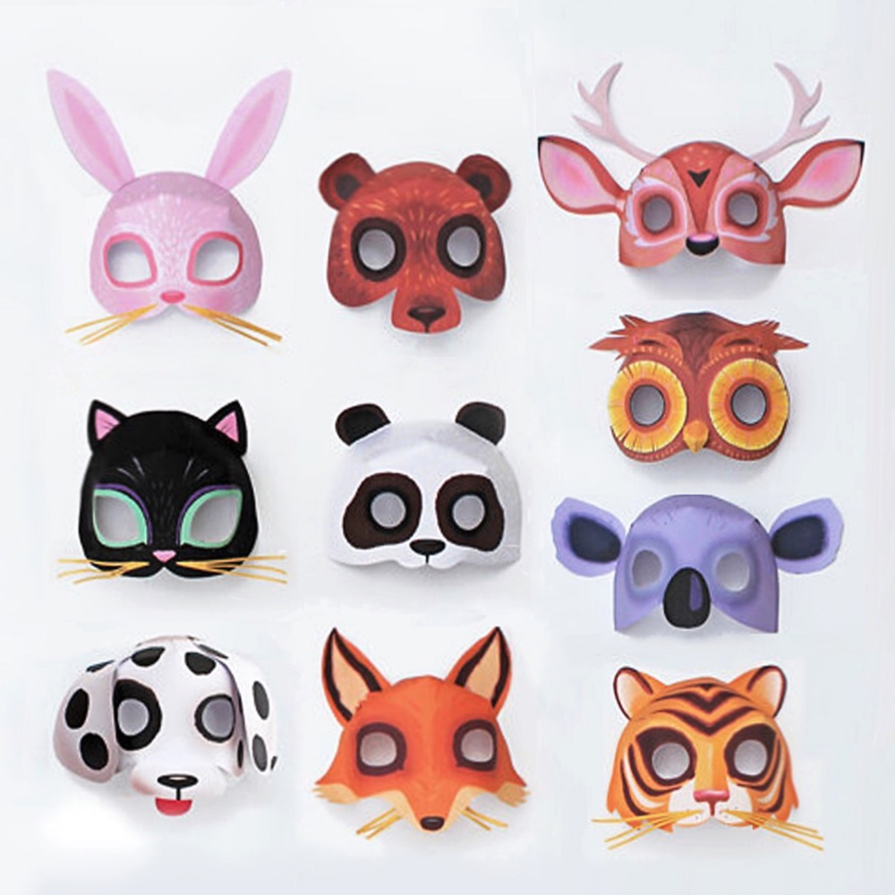 tutorial template PDF-animal-masks2024