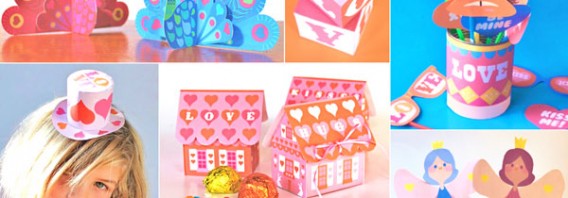 Valentines Day printable craft activity