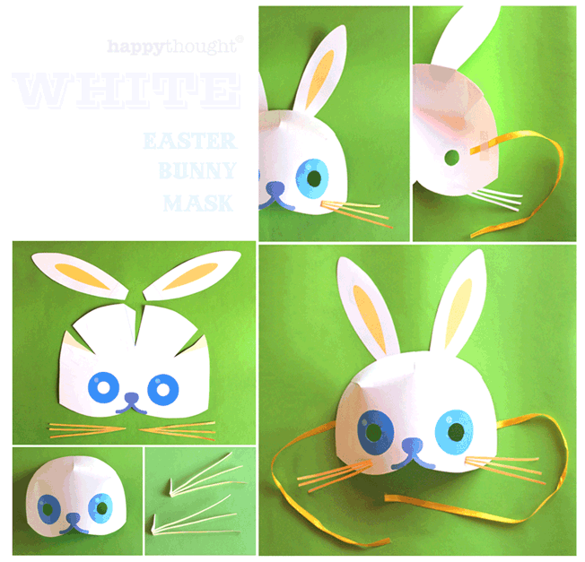 easter bunny mask template